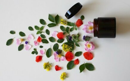 herbs and natural cosmetics