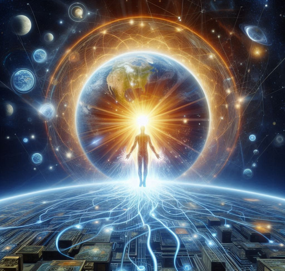 person connected to source energy