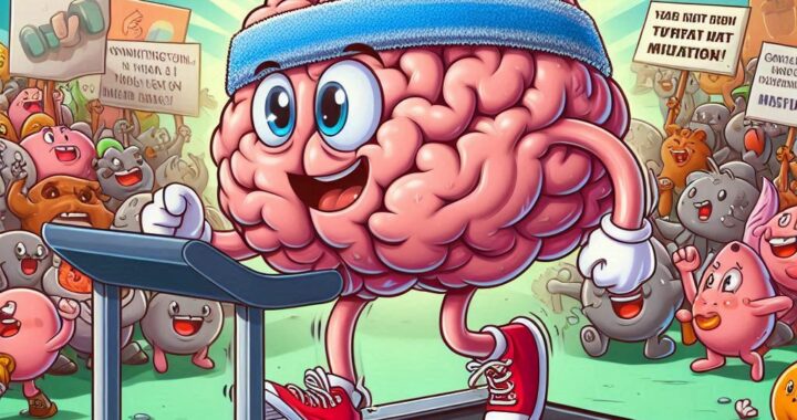 train your brain - brain on a treadmill