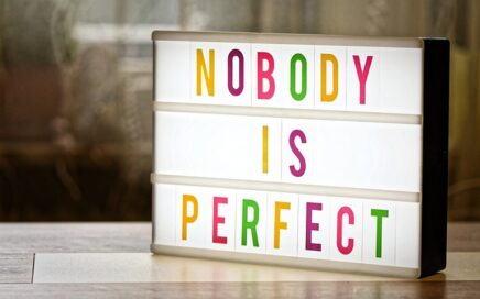 nobody is perfect - stop trying to be perfect
