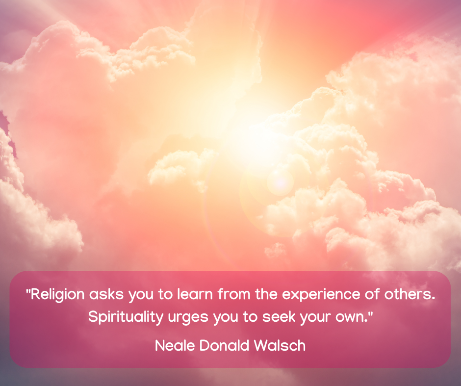 quote from book review of Conversations with God - a book about spirituality 