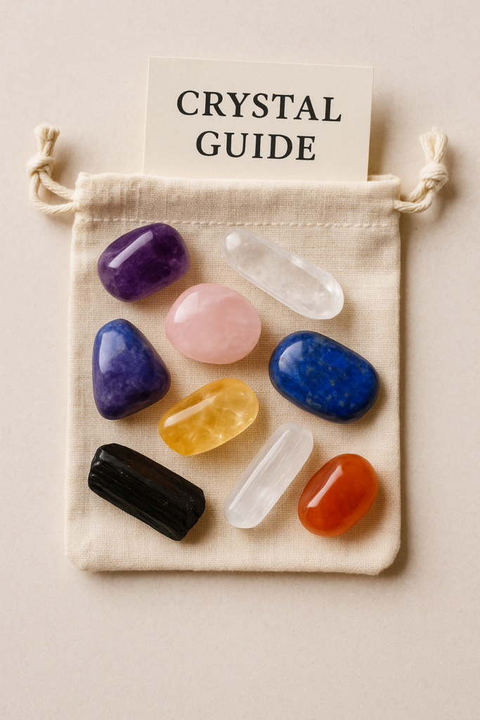 Image showing a small back of crystals