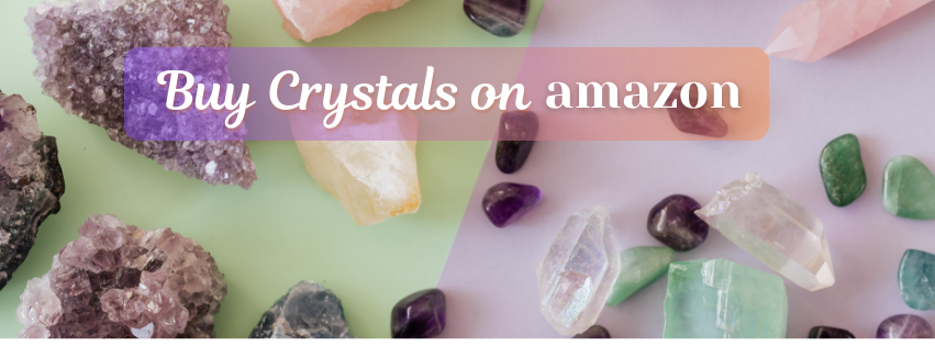 Advert for buying crystals on Amazon