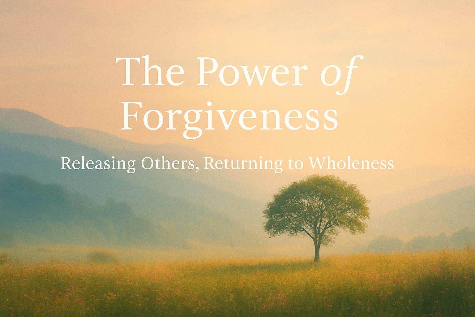 the power of forgiveness - featured image
