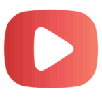 YouTube logo and button