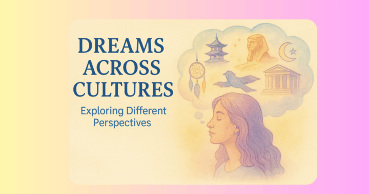 Graphic showing a woman and images from different cultures