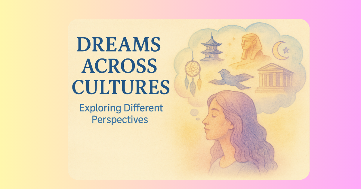 Graphic showing a woman and images from different cultures