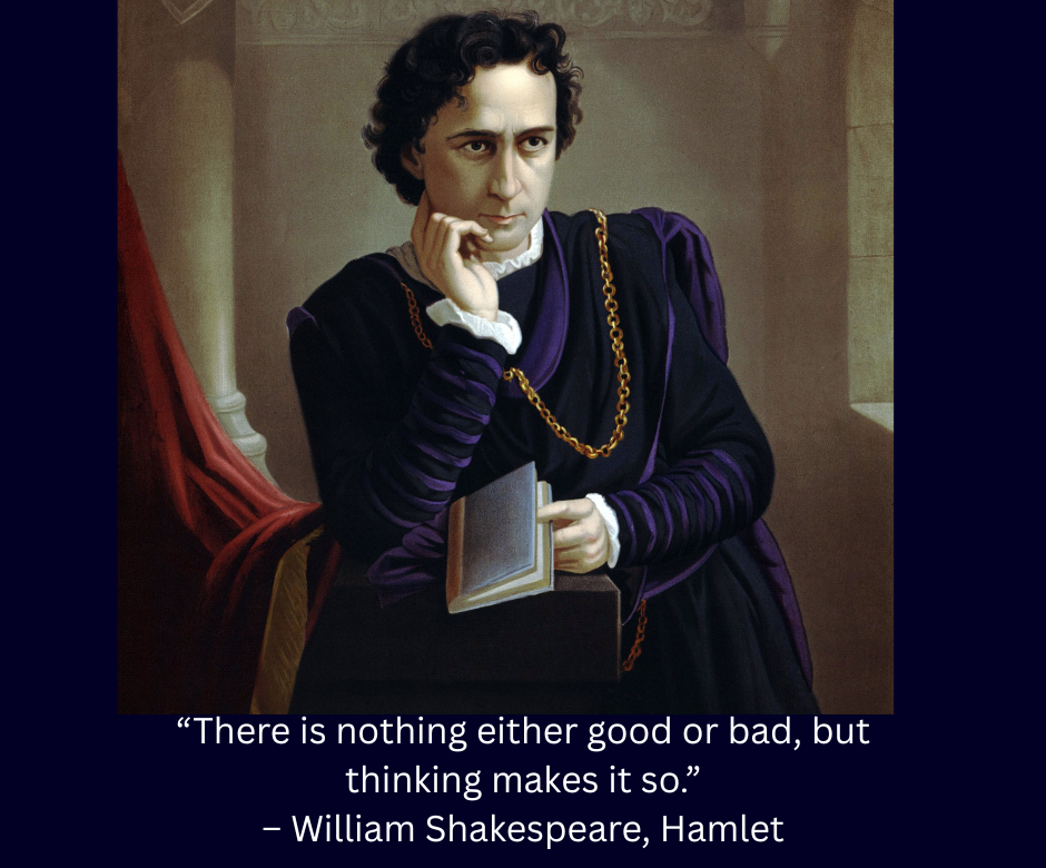 Quote from Hamlet: Absolutely, Gail! Here's a compelling and accessible Facebook post tailored for drama teachers that spotlights the quote and links beautifully to your site: 🎭 Teaching the thinkers behind the characters... “There is nothing either good or bad, but thinking makes it so.” with a picture of Hamlet