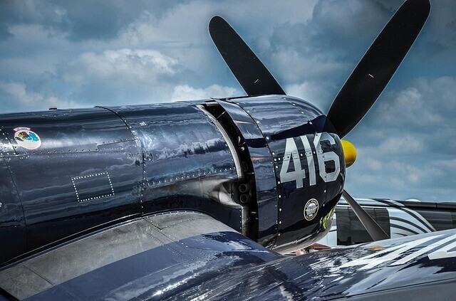 US Corsair airplane