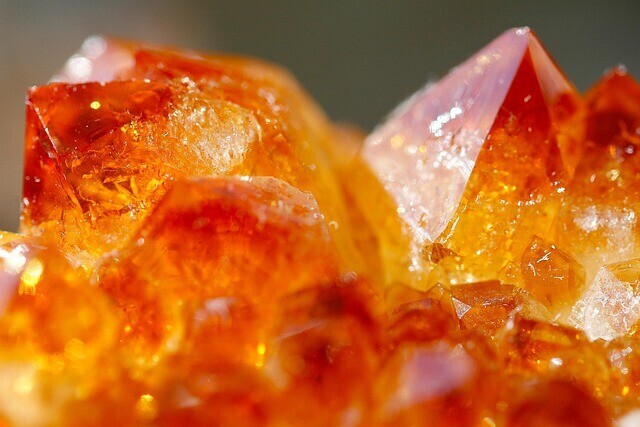 citrine crystals used to help with meditation when the Lion's Gate Portal is open