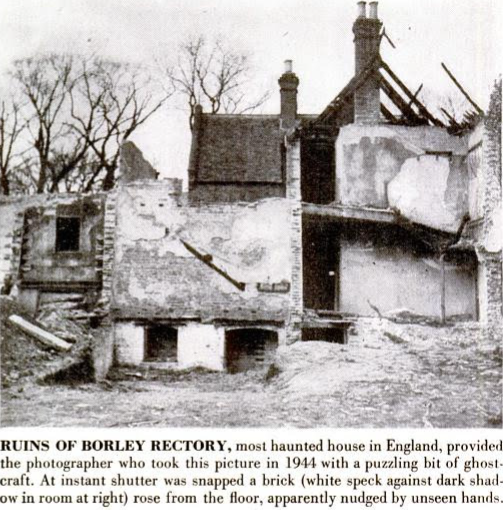 Newspaper image of Borley Rectory