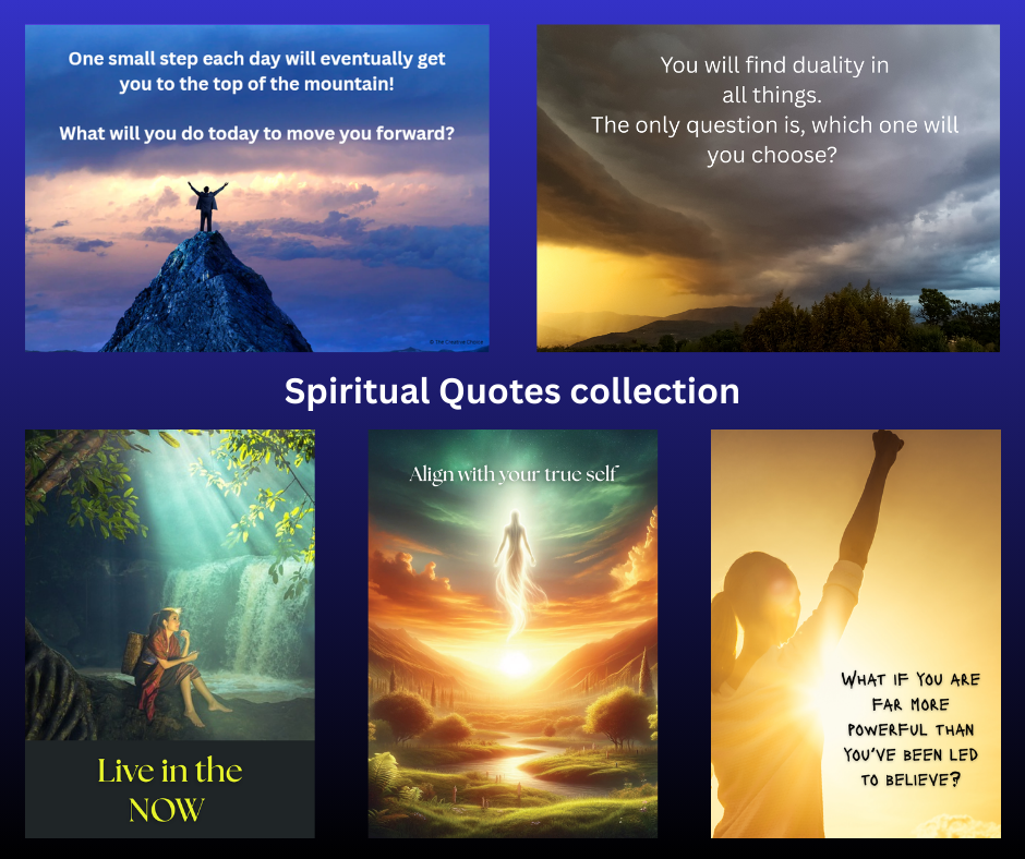 Collection of spiritual wall art images